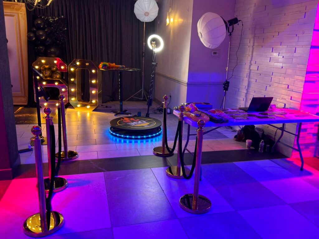 Huper Media live event production setup